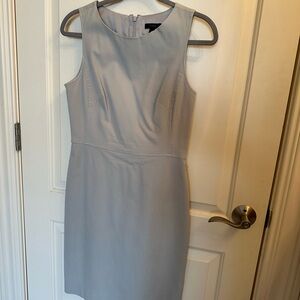 J. Crew Light Gray Belted Dress